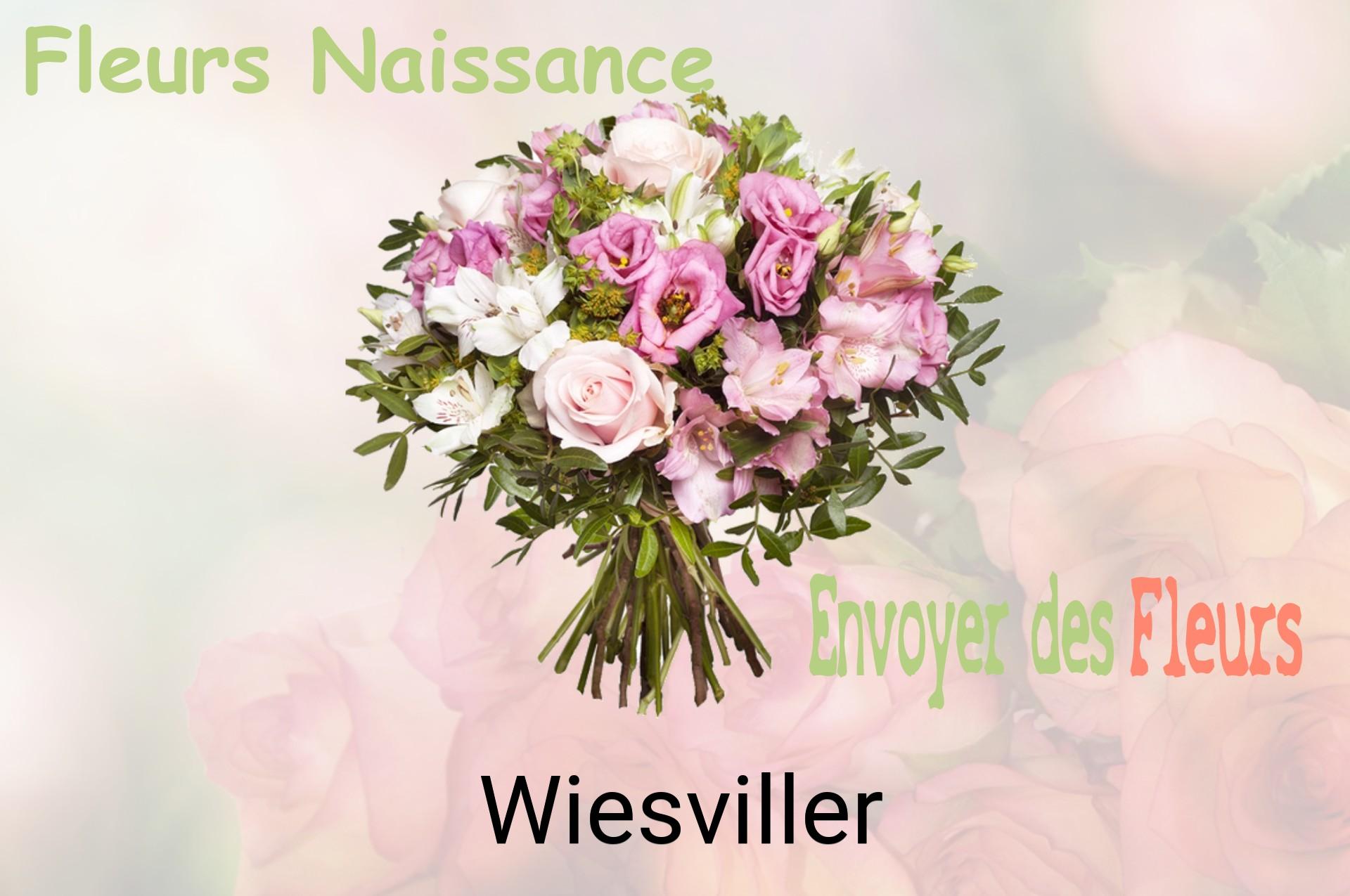 Bouquet de fleurs de naissance livré à Wiesviller